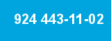924 443-11-02 924 443-11-02
